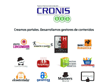 Tablet Screenshot of cronis.com